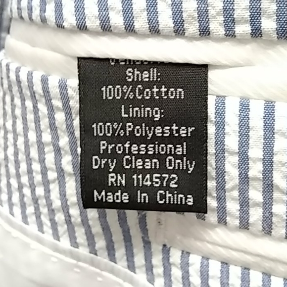 Men's seersucker suit - Picture 3 of 3